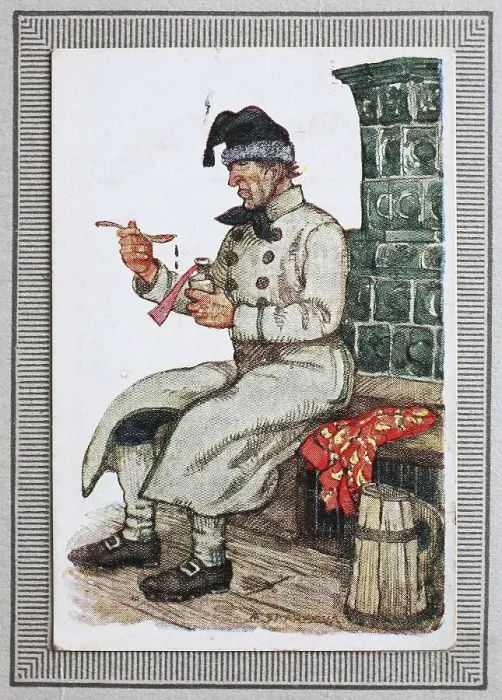 Framed Print : Traditional costumes in Germany in the 19th century Framed Print : Traditional costumes in Germany in the 19th century