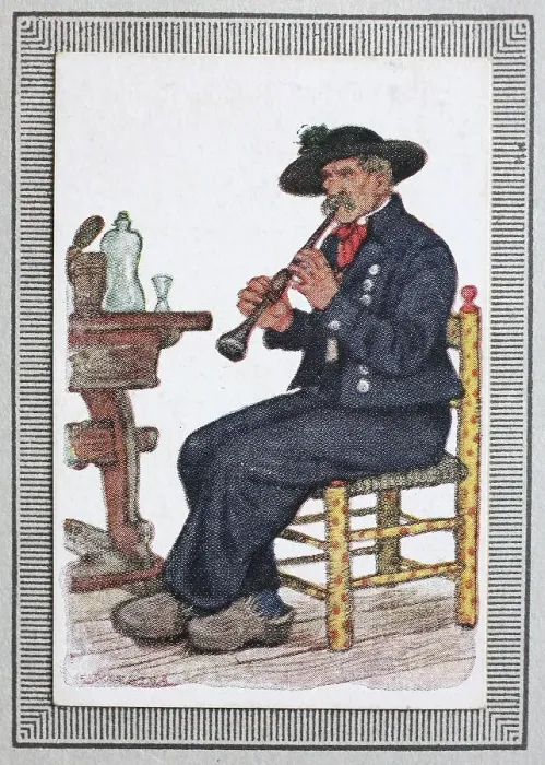 Framed Print : Traditional costumes in Germany in the 19th century Framed Print : Traditional costumes in Germany in the 19th century