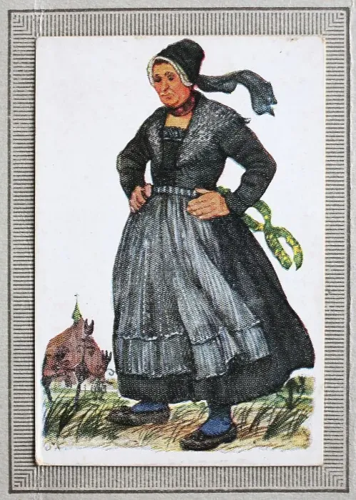 Framed Print : Traditional costumes in Germany in the 19th century Framed Print : Traditional costumes in Germany in the 19th century