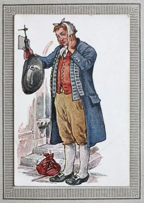 Framed Print : Traditional costumes in Germany in the 19th century