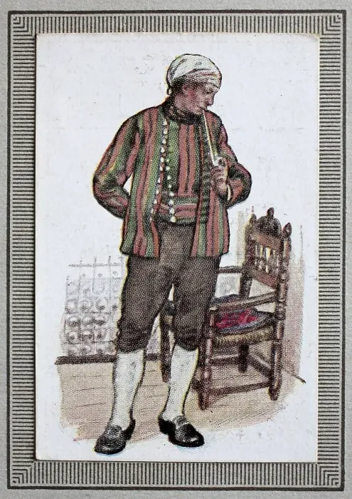 Framed Print : Traditional costumes in Germany in the 19th century Framed Print : Traditional costumes in Germany in the 19th century