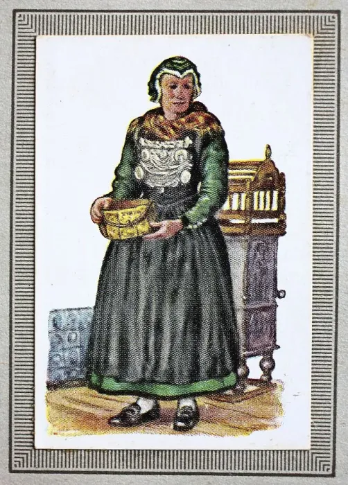 Framed Print : Traditional costumes in Germany in the 19th century Framed Print : Traditional costumes in Germany in the 19th century