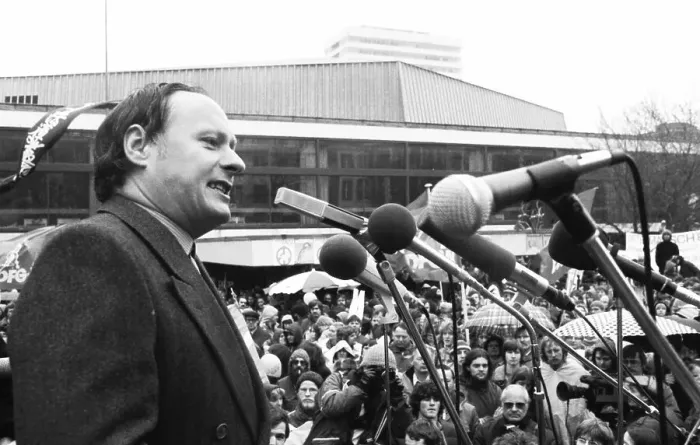 Framed Print : The traditional Easter March Ruhr 1982