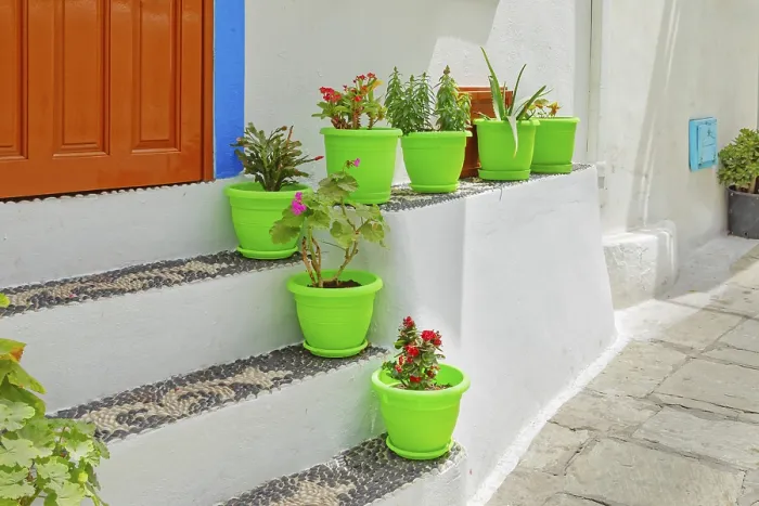 Framed Print : Traditional house entrance, Mandraki