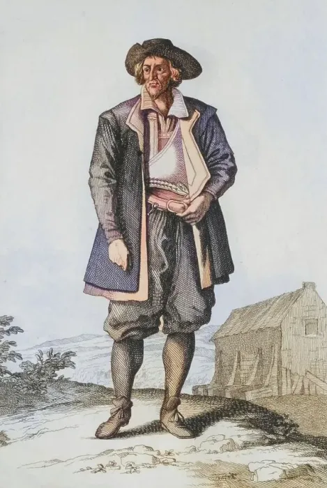 Framed Print : Traditional traditional costume