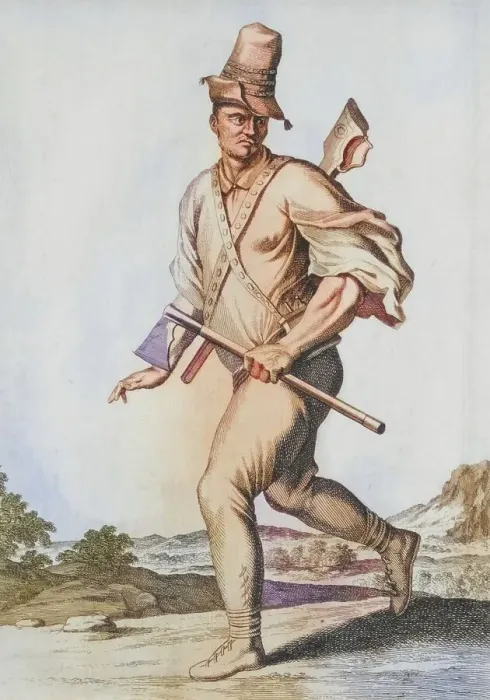 Framed Print : Traditional traditional costume