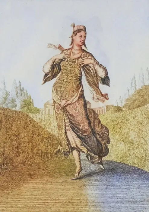 Framed Print : Traditional traditional costume