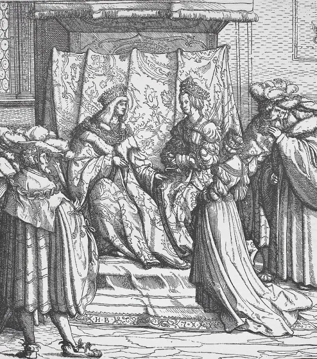 Framed Print : Traditional traditional costume at the beginning of the Reformation