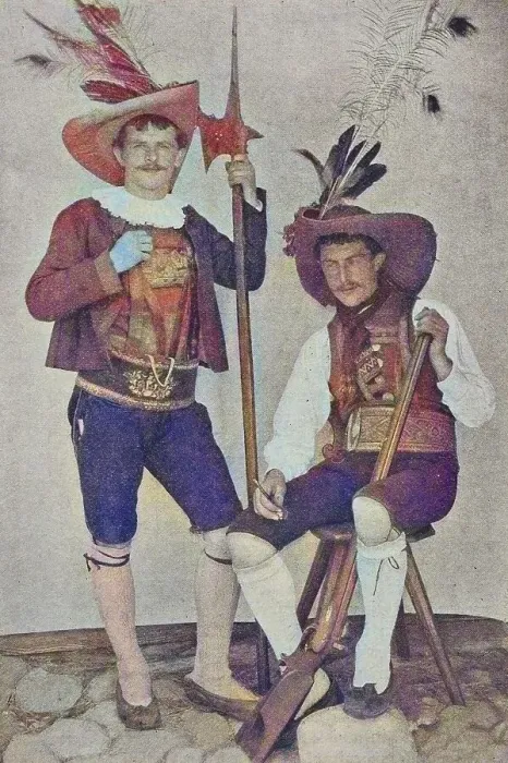 Framed Print : Traditional traditional costume of the men of Val Gardena