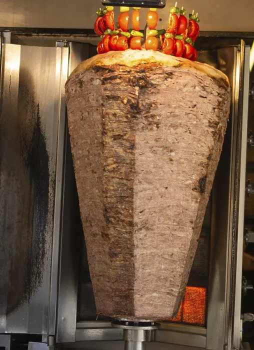 Framed Print : Traditional Turkish food Doner Kebab