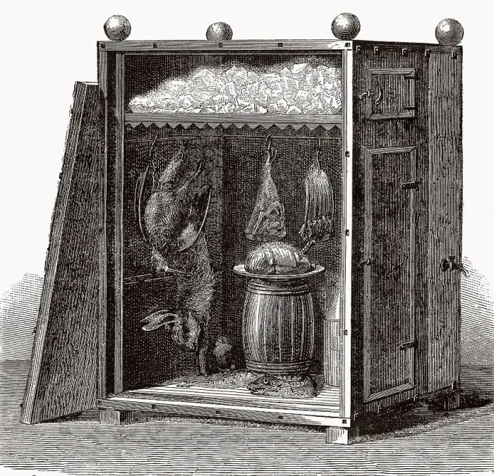 Framed Print : Traditionelles Kuehlhaus, 19. Jahrhundert