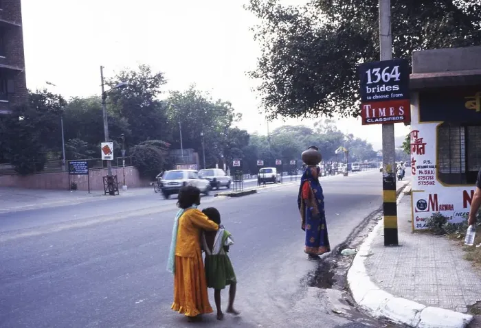 Framed Print : Traffic, here in New Delhi, Agra and Central India in October 1999 Framed Print : Traffic, here in New Delhi, Agra and Central India in October 1999