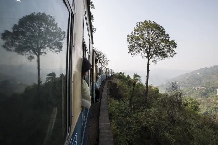 Framed Print : Train of the Kalka-Shimla Railway