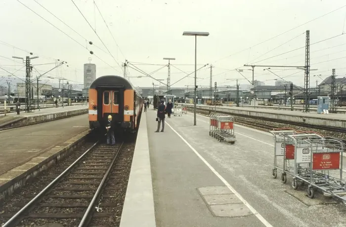 Framed Print : Train waiting to be coupled to a locomotive Framed Print : Train waiting to be coupled to a locomotive