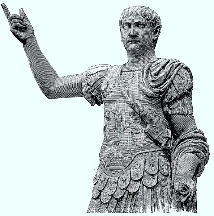 Framed Print : Trajan, 18 September 53, 8 August 117