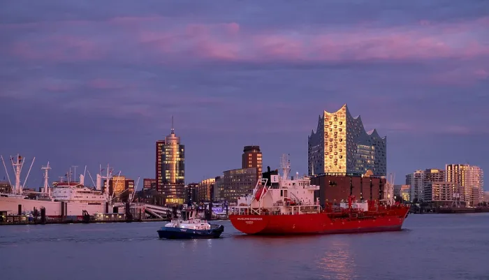 Framed Print : Trawler Wilhelmine Essberger, freight ship Framed Print : Trawler Wilhelmine Essberger, freight ship