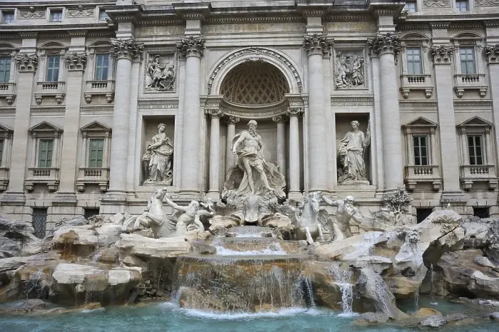 Framed Print : Trevi Fountain, architect Nicola Salvi