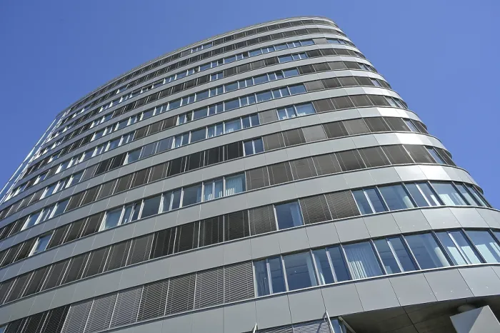 Framed Print : Trias tower block, BVG headquarters