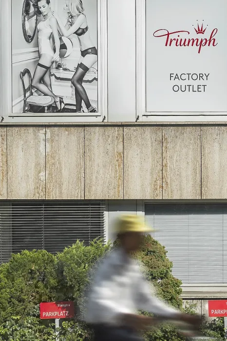 Framed Print : Triumph Factory Outlet, Munich