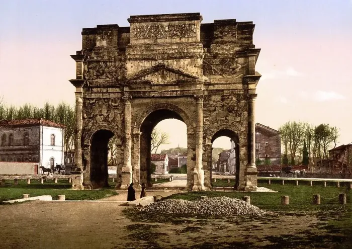 Framed Print : The Triumphal Arch, Orange, Provence Framed Print : The Triumphal Arch, Orange, Provence