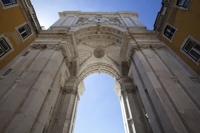 Framed Print : Triumphal Arch of Rua Augusta, Arco da Rua Augusta