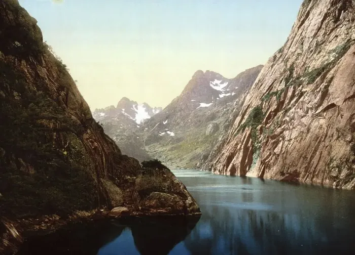 Framed Print : Troldfjord, Trollfjord, Raftsund