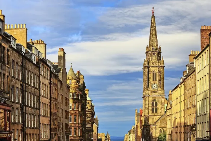 Framed Print : Tron Kirk church tower, Royal Mile