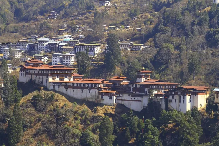 Framed Print : The Trongsa Dzong is the largest dzong fortress in Bhutan