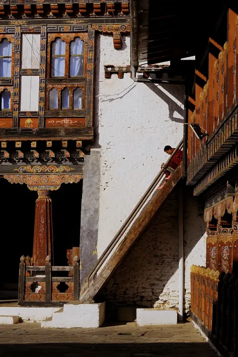 Framed Print : Trongsa Dzong, Trongsa, Trongsa District
