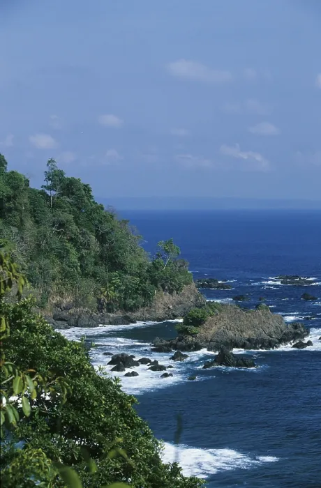 Framed Print : Tropical coast