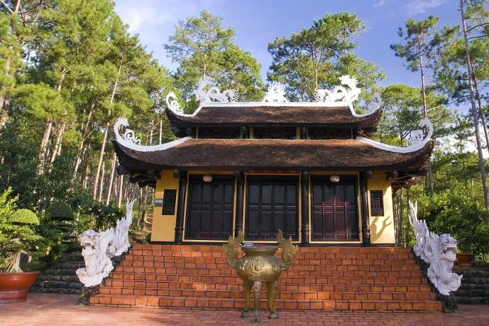 Framed Print : Truc Lam Pagoda, Central Highlands