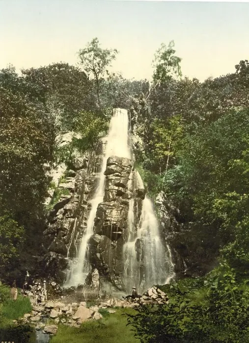 Framed Print : The Trusenfall near Bad Liebenstein in Thuringia