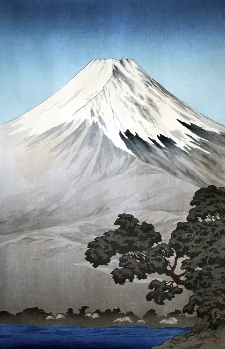 Framed Print : Tsuchiya Koitsu was an artist of the Shin Hanga movement