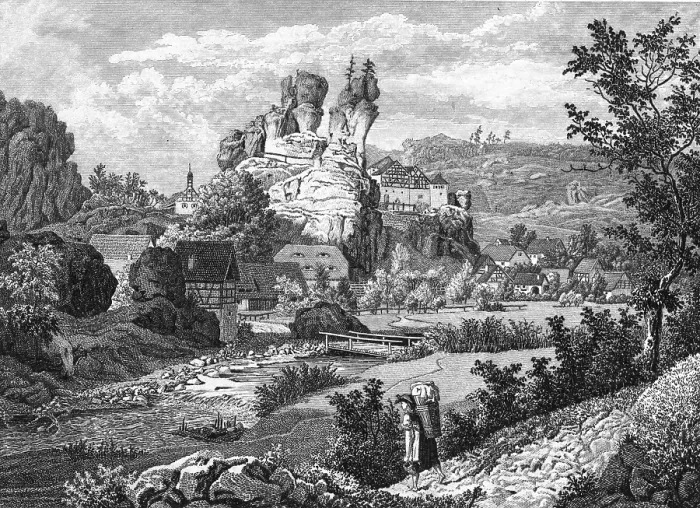 Framed Print : Tuchersfeld in Franconian Switzerland
