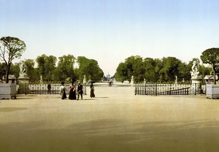 Framed Print : The Tuileries and the Champs Elysees Framed Print : The Tuileries and the Champs Elysees