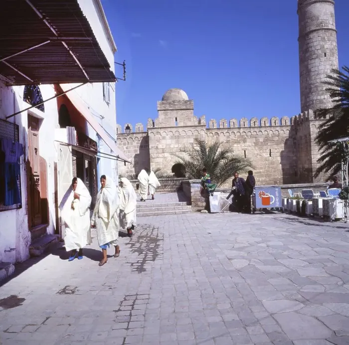Framed Print : Tunisia with Hammamet by the sea on12