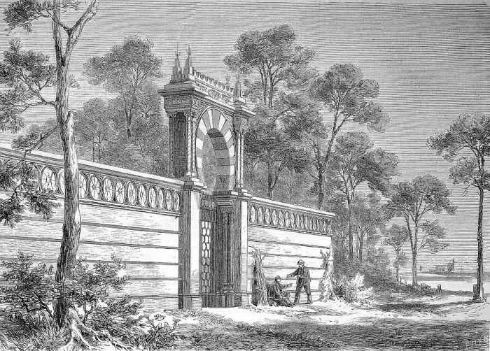 Framed Print : The Turkish Cemetery in Berlin