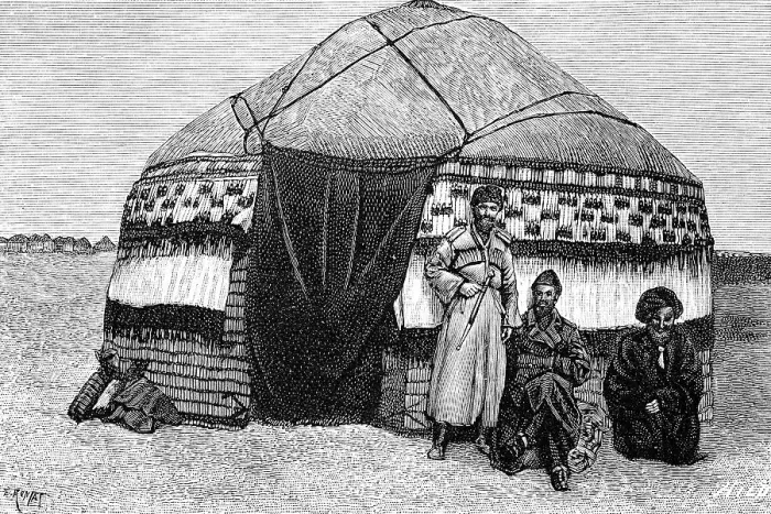 Framed Print : Turkmenistan, a traditional yurt