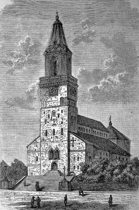 Framed Print : Turku Cathedral, formerly Abo, in Finland Framed Print : Turku Cathedral, formerly Abo, in Finland