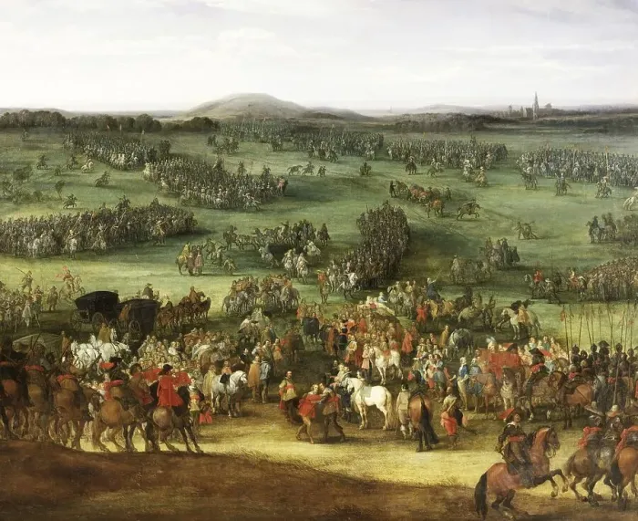 Framed Print : The two-day battle of Noerdlingen