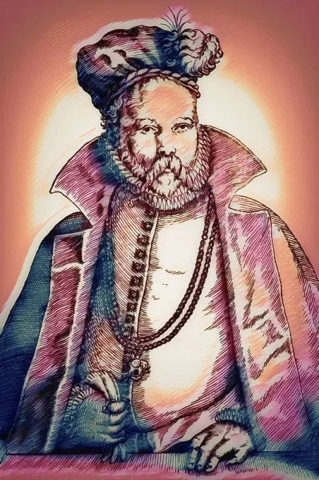 Framed Print : Tycho Brahe, 1546 - 1601, Danish astronomer and writer
