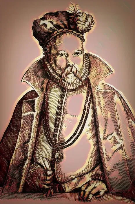 Framed Print : Tycho Brahe, 1546 - 1601, Danish astronomer and writer