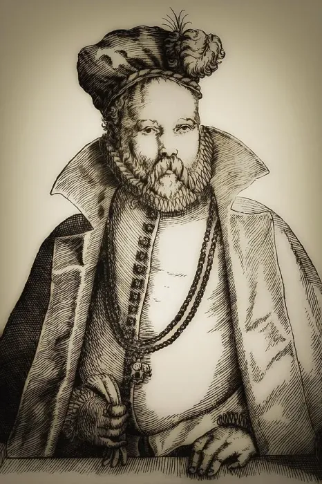 Framed Print : Tycho Brahe, 1546 - 1601, Danish astronomer and writer