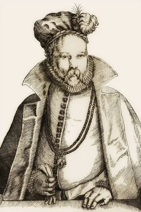 Framed Print : Tycho Brahe, 1546 - 1601, Danish astronomer and writer