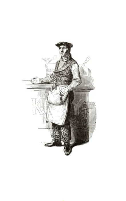 Framed Print : Types from Holland around 1841 Framed Print : Types from Holland around 1841