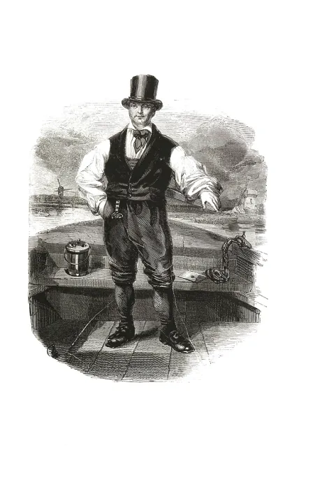Framed Print : Types from Holland around 1841