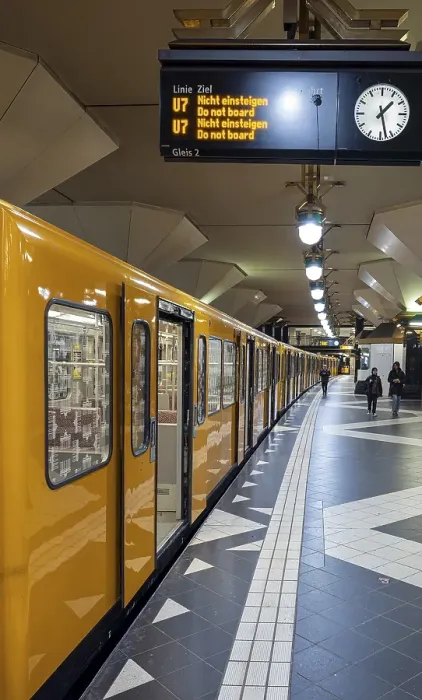 Framed Print : U Rathaus Spandau station, Berlin, Germany, Europe
