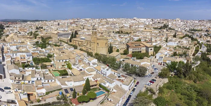 Framed Print : Ubeda, aerial view of the world heritage city