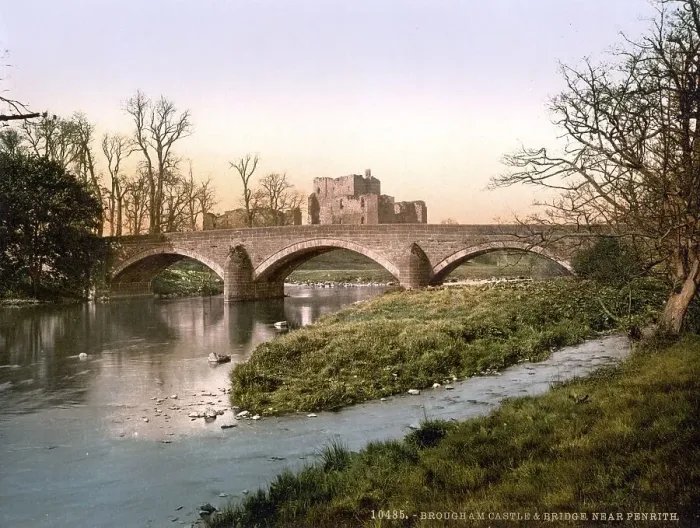 Framed Print : Ullswater, Broughman castle and bridge