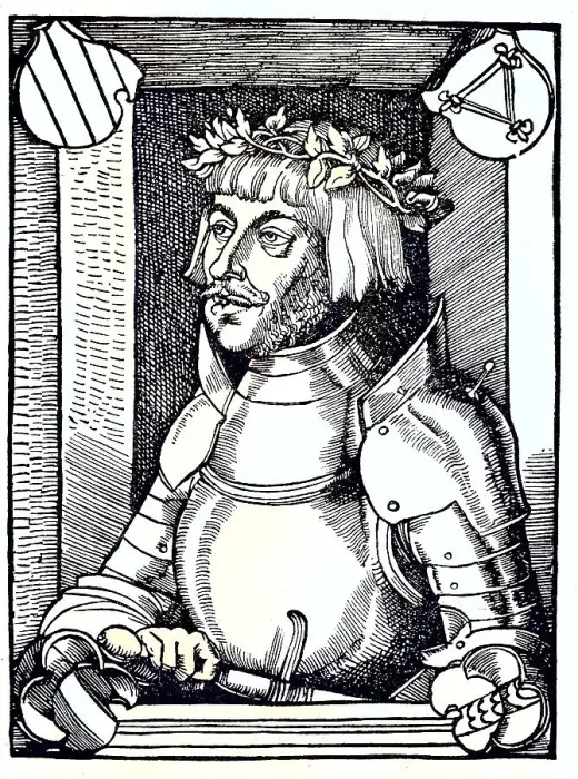 Framed Print : Ulrich von Hutten, 21 April 1488